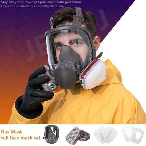 Gas mask dust chemical spray paint industrial protection filter