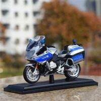 Maisto 118 BMW R1200RT ตำรวจรถจักรยานยนต์จำลองรถจักรยานยนต์รถจักรยานยนต์รุ่นโช้คอัพของสะสมเด็กวันเกิดของเล่น Gift888