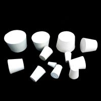 Chemistry Laboratory 000# to #10  White Rubber Stopper for Glass Flask Test tube rubber cap Drain pipe seal plug choke plug Bar  Wine Tools