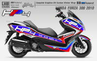 สติ๊กเกอร์แต่งลายรถ Honda Forza 300 2012 ลาย HP4