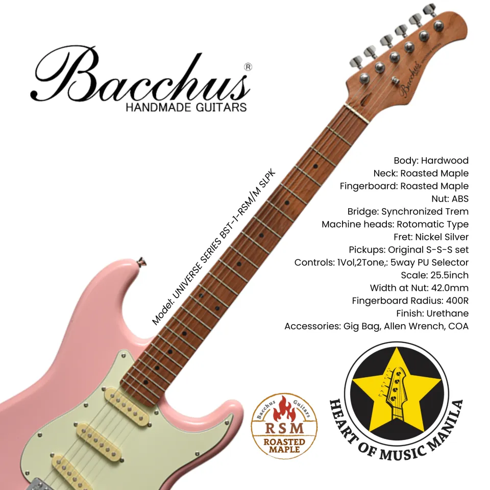 BACCHUS UNIVERSE SERIES BST-1-RSM/M SLPK ELECTRIC GUITAR ROASTED