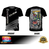 HONDA CLICK FULL SUBLIMATION T-SHIRT VERSION 1