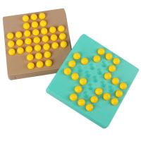 Kids Toys Marble Solitaire Early Interactive Memory Party Puzzle Toy Montessori Toy Classic Strategy Game Jumping Marble Pegs Solitaire Chess For Adults fun