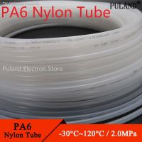 ✷❂❈ 10M High Pressure PA6 Nylon Tube Diameter 2.5 4 6 8 10 12mm Pneumatic Air Compressor Smooth Rigid Polyamide Oil Pipe Clear Black