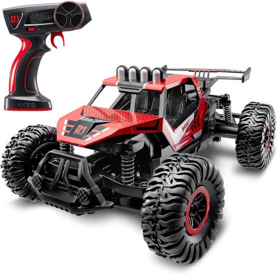 SGILE Remote Control Car Toy for Boys Girls, 2.4 GHz RC Drift Race Car, 1:16 Scale Fast Speedy Crawler Truck, 2 Batteries for 50 Mins Play, Toy Gift for Boys Girls