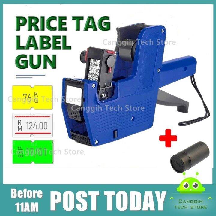 New Price Tag Gun Label Machine Labeler Labelling 8 Digits Symbols