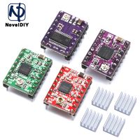 {:”:》 Reprap Stepper โมดูลไดร์เวอร์ A4988 DRV8825โมดูลไดร์เวอร์โมดูลตัวขับมอเตอร์สเต็ปเปอร์ AT2100พร้อมฮีทซิงค์สำหรับทางลาดเครื่องพิมพ์3D 1.4แผ่นป้องกัน CNC