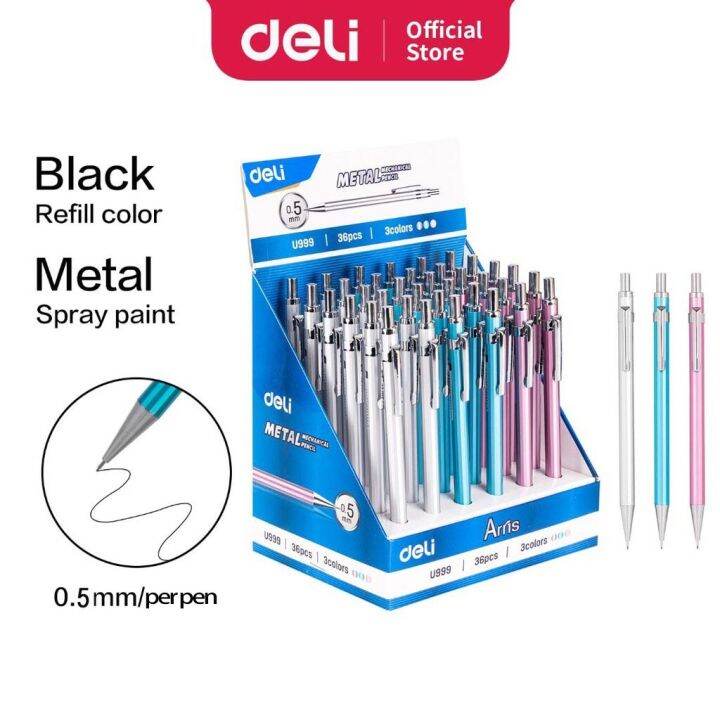 Deli EU999/EU998 Metal Mechanical Pencil Lazada PH