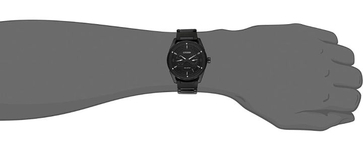 citizen-eco-drive-weekender-mens-watch-stainless-steel-black-bracelet-black-dial