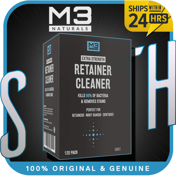 M3 Naturals Retainer and Denture Cleaner 24 / 120 Tablets Lazada