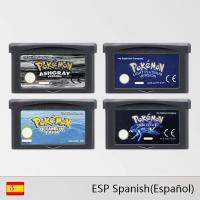 【HOT】✵ 32 Bit Game Cartridge Video Console Card AshGray Spanish Language