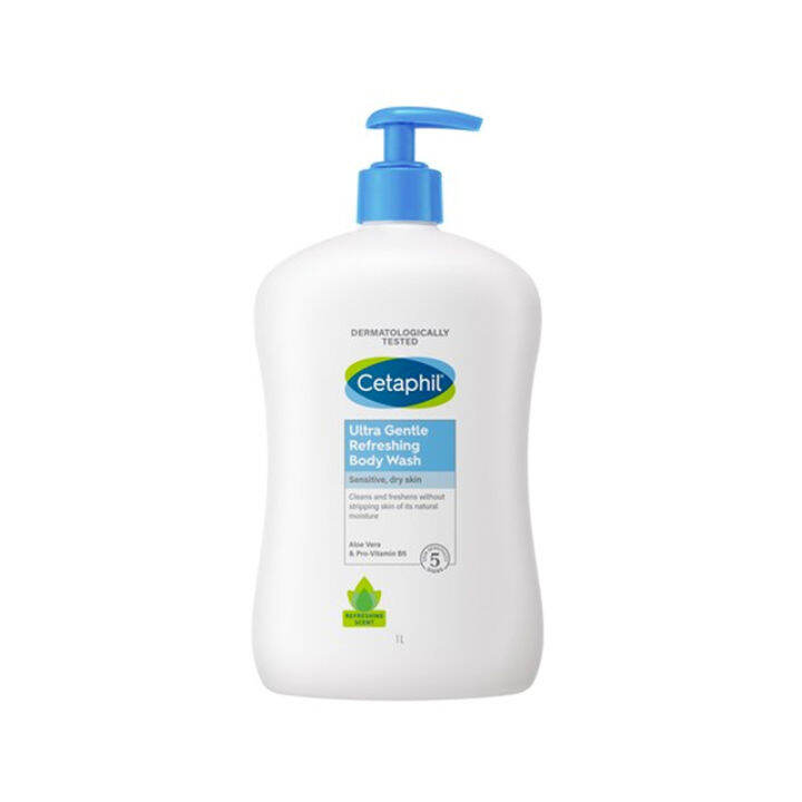 [Cetaphil] Ultra Gentle Body Wash Refreshing 1000mL Lazada PH