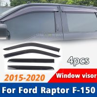 ที่บังแดดหน้าต่าง F150สำหรับ Ford Raptor F-150,ที่บังแดดกันน้ำฝนบังแดดอุปกรณ์ตกแต่งรถยนต์