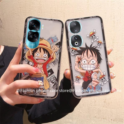 Phone Case เคส Honor90 Honor 90 Lite 5G เคสนิ่มซิลิโคนใสลายการ์ตูนน่ารักเคสโทรศัพท์ 2023