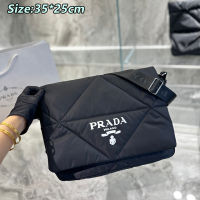 pradaS Postman Bag Classic Black Women S Cross Body &amp; Shoulder Bags Premium Autumn And Winter Women S Bag