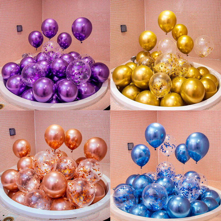 20pcs-gold-silver-confetti-โลหะ-latex-คริสต์มาสบอลลูนอาบน้ำเด็กงานแต่งงาน-2022-newyears-globos-birthday-party-ตกแต่ง-iewo9238