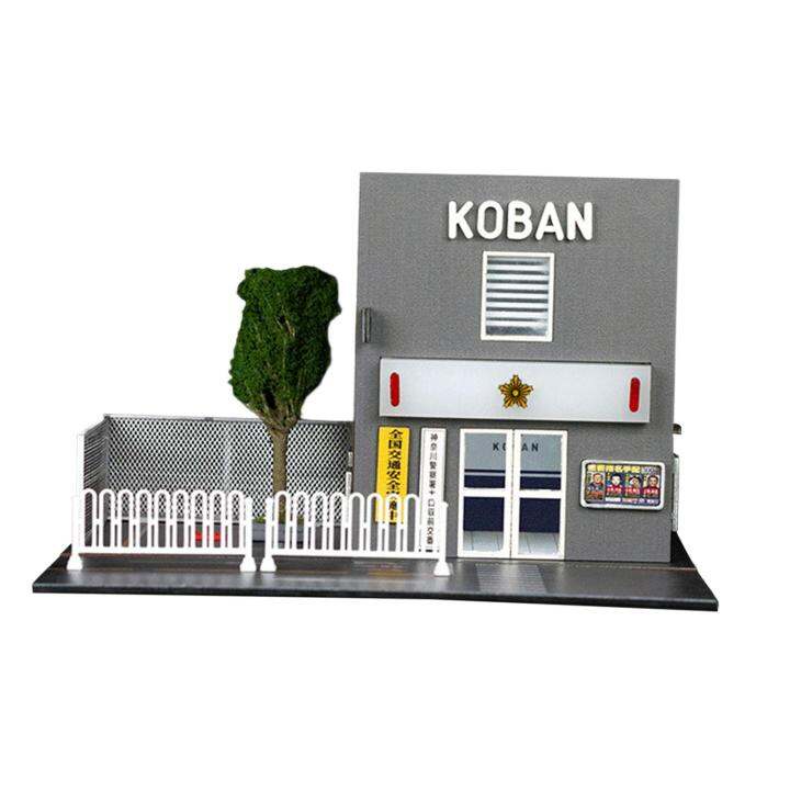 ชุดไดออรามาชุดโมเดล-koban-1-64ชุดชั้นวางรถ-diecast-diy-สำหรับบ้านตุ๊กตาอุปกรณ์เสริมยานพาหนะการจัดวางรถไฟแบบจำลองการจัดเก็บแบบจำลอง