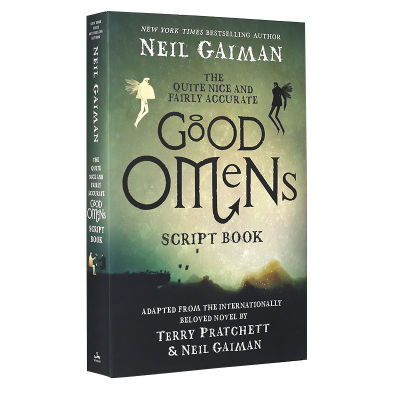 Good Omens Theภาษาอังกฤษรุ่นแรกของทีวีเล่นScriptค่อนข้างดีและFairlyที่ถูกต้องGood OmensหนังสือตัวอักษรNeil Gaimanตลกแฟนตาซีปกอ่อน