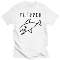 Flipper Fish Rock Music Band T Shirts Men 100% Cotton O Neck Tshirt Man T Shirts Casual Mens Tees Tops Drop Shipping XS-6XL