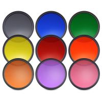 Camera Colorful Colour Filter Color Filtors Full Red Yellow Green Blue 49 52 55 58 62 67 72 77 82 mm for Canon Nikon SONY Pentax