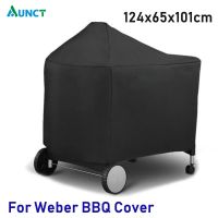 Waterproof BBQ Grill Protective Cover for Weber 7152 Charcoal Grills Outdoor Camping BBQ Accessories 124x65x101cm