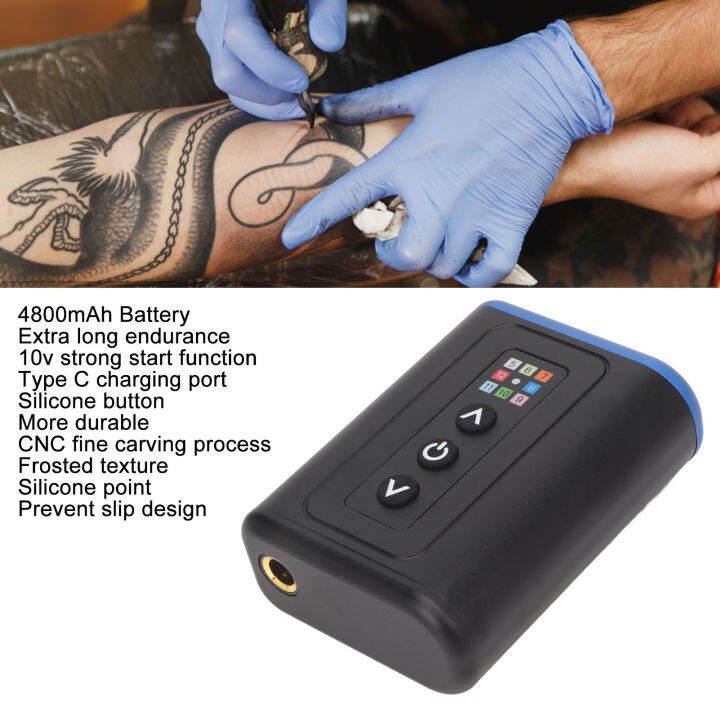 Tattoo Machine Power Supply Wireless Tattoo Power Supply 4800mAh