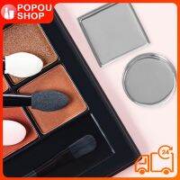 POPOUSHOP 30pcs Metal Pan Round Round Square ถาดว่างสำหรับอายแชโดว์พาเล็ตแต่งหน้า