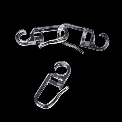 【LZ】tc015mtnw727 Plastic Curtain Hooks Universal Wall Ring Sliding Hook Curtains Fixing Holders Durable Curtains Accessories Home Decor