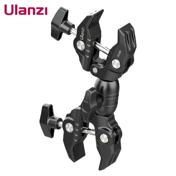ULANZI R096 Super Clamp Dual Crab Stick Handle Bar Mount Holder
