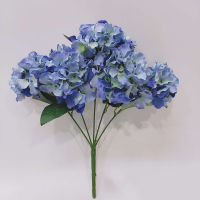 【cw】Simulation Green Plant Flowers Artificial Silk Hydrangea Bouquet Wedding Bouquets Valentines Day Gift Home Garden Party Decor ！