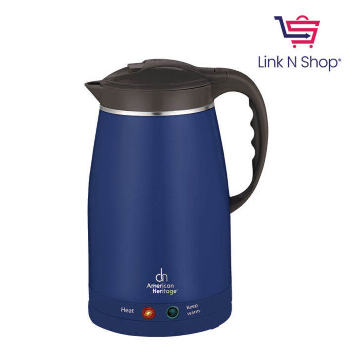 American Heritage 1.5L Cordless Kettle with Auto Boil and Keep Warm