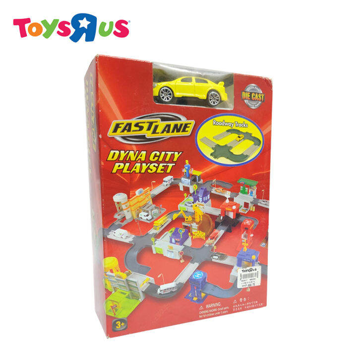 Fastlane Dyna City Playset Roadway Tracks Lazada PH