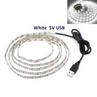 【❖New Hot❖】 na07037036036666 ไฟแถบไฟ Led 5V Rgb 60 Leds/M 2835 Smd เทปยืดหยุ่น Led Hdtv Deskpc ไฟหน้าจอด้านล่าง1M 2M 3M 5M