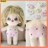 BRAIN for 1/11 ob11 Dolls for 1/12bjd Doll หลากหลายรูปแบบ เสื้อผ้าแฟชั่นตุ๊กตา ผ้าคอตตอน ตุ๊กตาชุดชั้นในสตรี ที่มีคุณภาพสูง กางเกงชั้นในตุ๊กตาผ้า ตุ๊กตาผ้าฝ้าย15/20cm