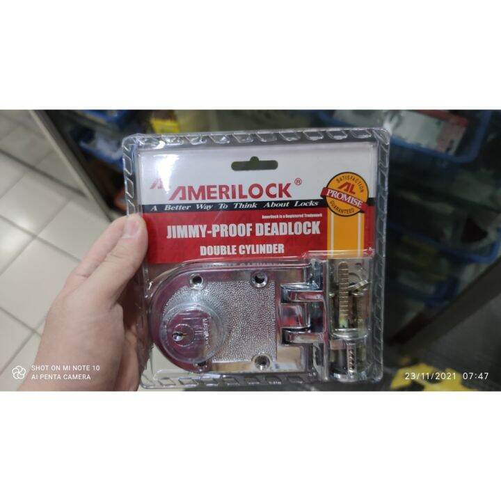 Amerilock Jimmy Proof Deadlock Deadbolt Double Cylinder 280 Color