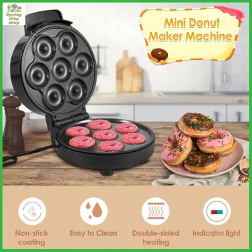 1pc Plug-in Type Family Use Donut Maker Breakfast Machine Mini Cake Pancake  Baking Machine