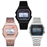 Digital Mens Watch Women Magnet Perempuan Jam Tangan Wanita Casual Watches