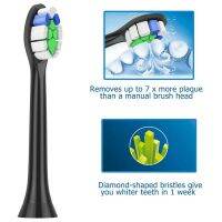 8PCS for Diamond Clean Pro Results HX9033/HX6063/3326/6730 Replacement Electric Tooth Brush Heads