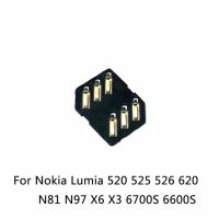 ถาดใส่ซิมช่องเสียบบัตรซ็อกเก็ตอ่านเดอร์สำหรับ Nokia Lumia 520 525 526 620 625 720 820 1320 1520 C7 N9 N800 N85สายเคเบิลงอได้ N86