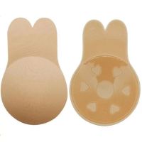 Women Breast Lifting Stickers Push Up Bras Silicone Invisible Chest Strapless Breast Rabbit Lift Up Tape Nipple Cover Bra Pads