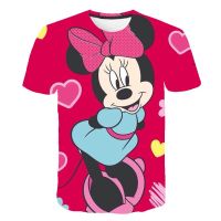 Mickey Mouse T Shirt 4-14 Yrs Birthday Gifts T-Shirts Summer Fashion Short Sleeve Tops Tees Disney Series Cartoon Casual T Shirt