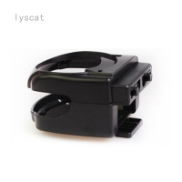 Lyscat ที่ใส่เครื่องดื่มรถยนต์ขาตั้งถ้วยน้ำในรถดื่มถ้วยน้ำรถบรรทุกรถยูนิเวอร์แซลถ้วยน้ำขวดกระป๋องที่ยึดประตูที่วางเครื่องดื่ม