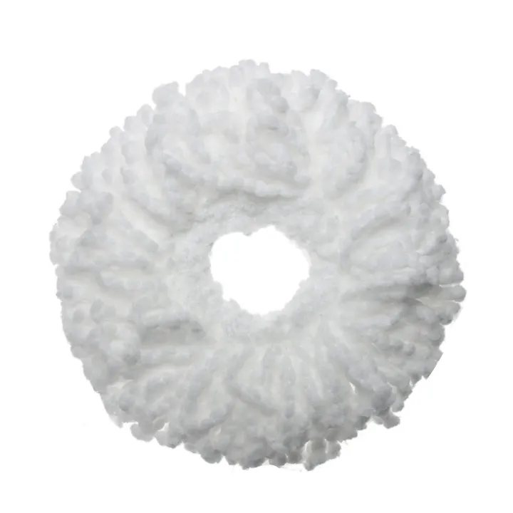 Spinning Magic Spin Mop head Microfiber Rotating Heads Mop Floor (White