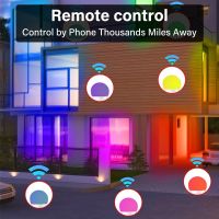 Tuya Smart LED E27 Bulb Voice Control Dimming Control Color Matching WiFi Bulb RGBCW