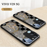 เคส VIVO V29 5G แฟชั่นใหม่3D ส่องแสงหมีเลนส์เคสโทรศัพท์มือถืออย่างหนักปกป้องกล้องเคสกันกระแทกเคสโทรศัพท์กันสิ่งสกปรก