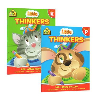 3-6 years old thinking exercise volume 2 School Zone preschool / kindergarten little thinker early childhood logical thinking English original