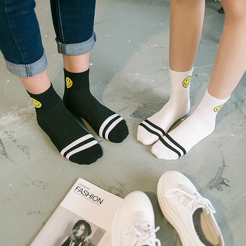 Socks Lot Adult Womens Mens shoes Cotton fashion dress casual Crew ankle Korean