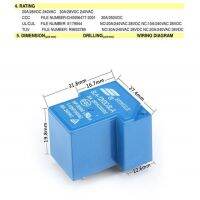 T90 POWER RELAYS 5V 12V 24V 48V T90 RELAYS SLA-05V 12V 24V 48VDC-SL-AC 250VAC30VDC 4PIN 5PIN 6PIN 30A