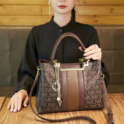 middle-aged woman new fashion large capacity handbag sling shoulder bag cross body bag