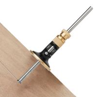 Woodworking European-Style Scriber 0.2Mm Presisi Tinggi Fine-Tuning Blade Scribing Paralel Garis Gambar Mortise Marking Gauge